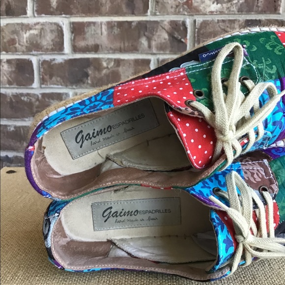 Gaimo Handmade Patchwork Espadrilles - Picture 6 of 8